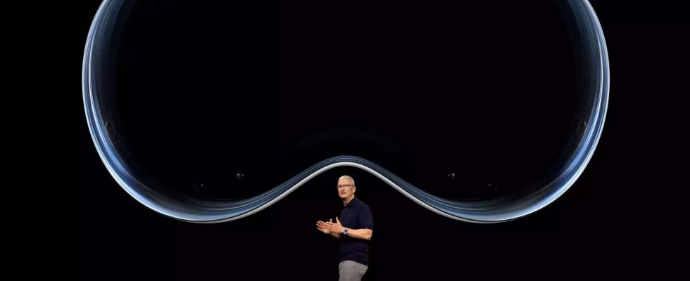 Apple Das Vision Pro Headset von Apple verzoegert sich und wird