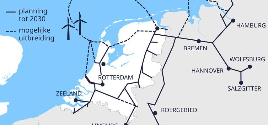 Bau des ersten Wasserstoffnetzes beginnt Niederlande wollen „Energiedrehscheibe sein