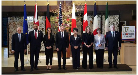 Blinken hochrangige Diplomaten streben G7 Einigkeit im Krieg zwischen Israel und