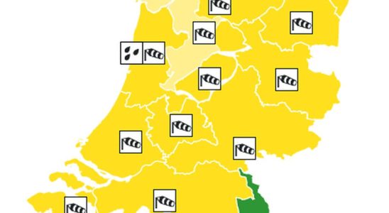 Code Orange endete in den gesamten Niederlanden der Wind laesst