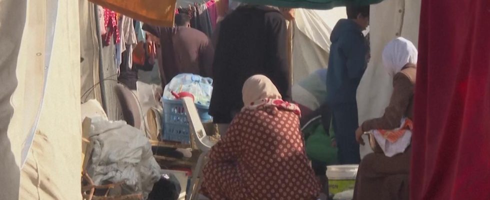 Das Fluechtlingslager im Sueden des Gazastreifens platzt aus allen Naehten