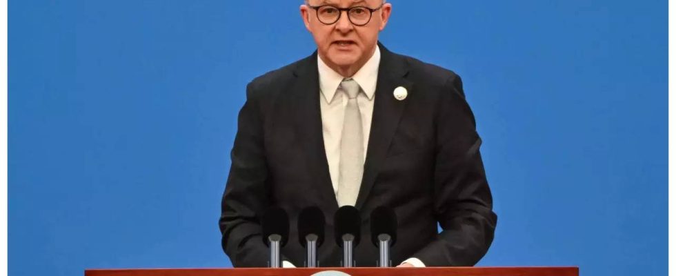 Der australische Premierminister Albanese sieht „vielversprechende Anzeichen fuer bessere Beziehungen