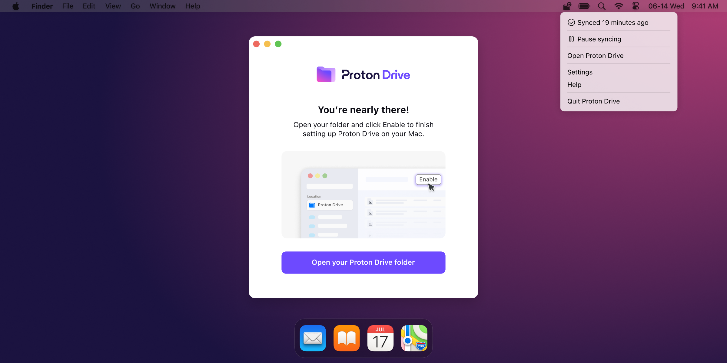 Proton Drive für Mac