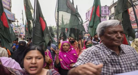 Die Opposition in Bangladesch verspricht die Proteste trotz „autokratischer Unterdrueckung