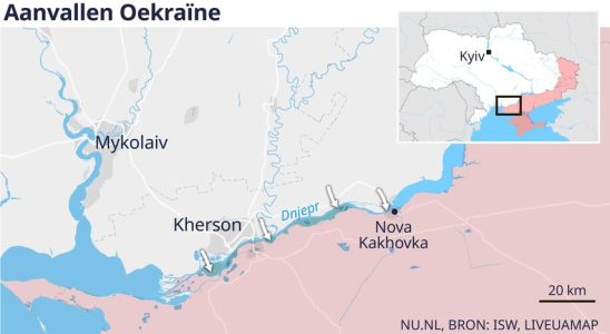 Die Ukraine meldet dass mehr Truppen den Dnipro ueberqueren und