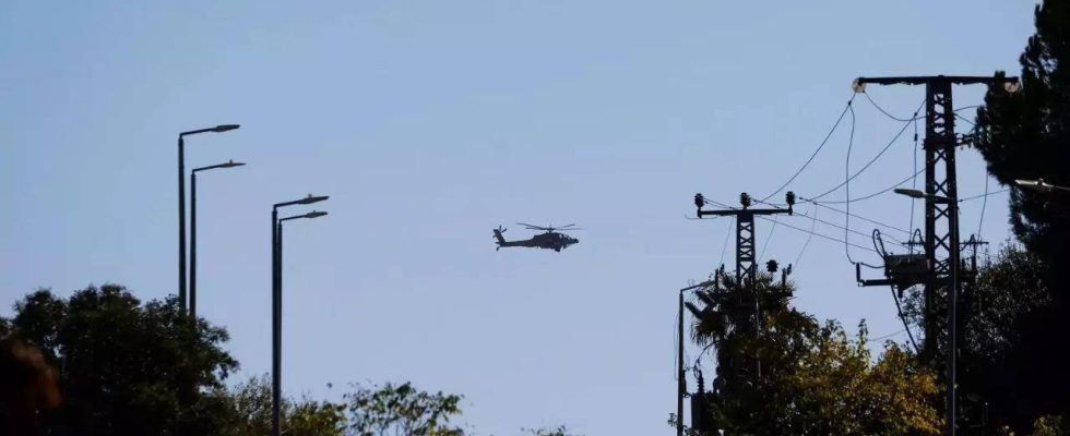 Die israelische Armee sagt sie habe eine Drohne abgefangen die