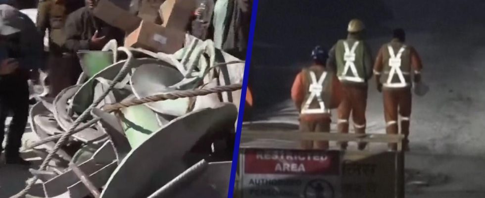 Einsatz zur Rettung von Bauarbeitern aus indischem Tunnel wird erneut