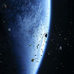 Es gibt 130 Millionen Teile Weltraumschrott die um die Erde
