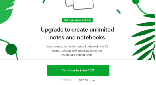 Es ist offiziell Evernote wird kostenlose Benutzer auf 50 Notizen