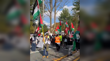 Gaza Kriegsdemonstranten marschieren auf Bidens Haus VIDEOS – World