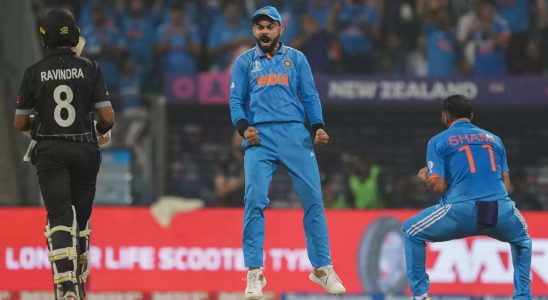 ICC World Cup 2023 Das Halbfinalspiel zwischen Indien und Neuseeland