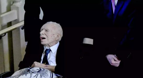 Jimmy Carter Jimmy Carter 99 hat einen seltenen Auftritt mit