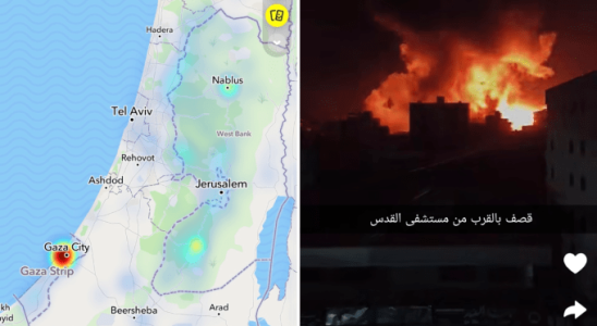 Menschen wenden sich an Snap Map um Perspektiven aus Gaza