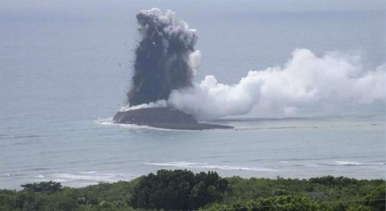 Nach einem unterseeischen Vulkanausbruch entsteht in Japan eine neue Insel