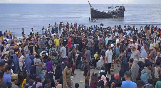 Nach hoellischen Bootsfahrten sind Rohingya Fluechtlinge in Indonesien nicht willkommen