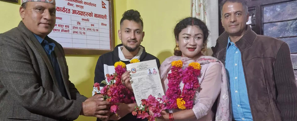 Nepal registriert die erste offizielle gleichgeschlechtliche Ehe