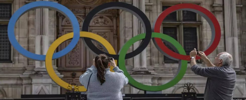Olympische Spiele in Paris Paris wird waehrend der Olympischen Spiele