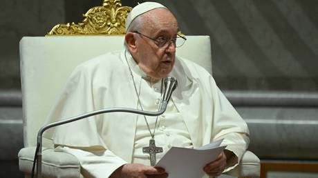Papst Franziskus fordert Zwei Staaten Loesung – World