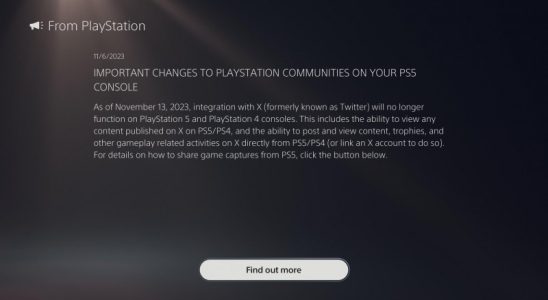 PlayStation beendet naechste Woche die TwitterX Integration