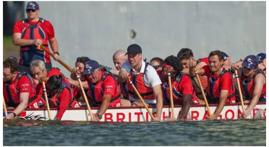 Prinz William unternimmt vor der Verleihung des Earthshot Preises eine Drachenbootfahrt