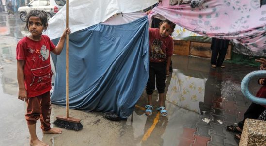 Probleme aufgrund von Regen in Gaza Israel fordert Einnahme von