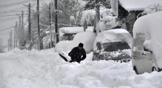 Schneefall Bei starkem Schneefall in Rumaenien Bulgarien und Moldawien kommt