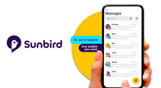 Sunbird die iMessage App fuer Android wird voruebergehend heruntergefahren Hier erfahren