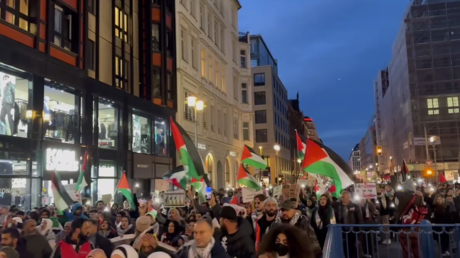 Tausende marschieren in Berlin fuer Palaestina VIDEOS – World