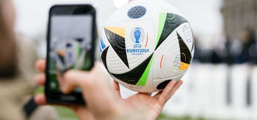 UEFA und adidas enthuellen Ball fuer die Europameisterschaft 2024 in