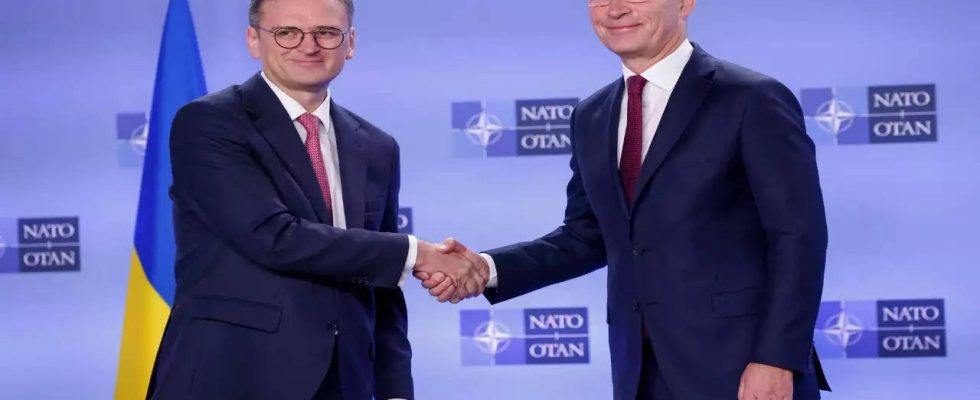Ukraine Die Ukraine teilt der Nato mit dass sie im