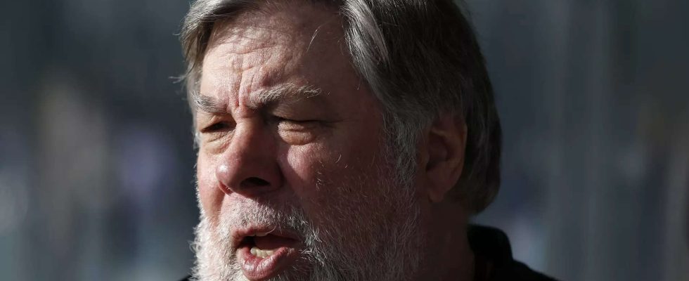 Wozniak Apple Mitbegruender Steve Wozniak wurde nach einem moeglichen Schlaganfall ins