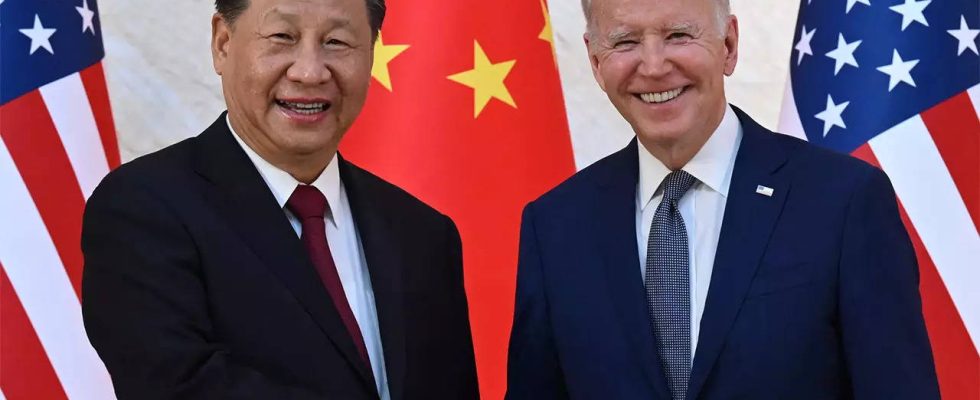 Xi und Biden werden sich naechste Woche treffen um ihre