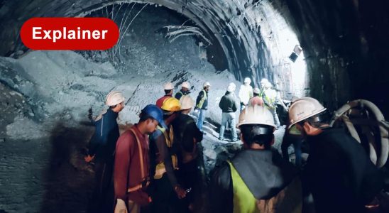 Zwei Drittel der Rettungsaktion fuer indische Bauarbeiter im Tunnel abgeschlossen