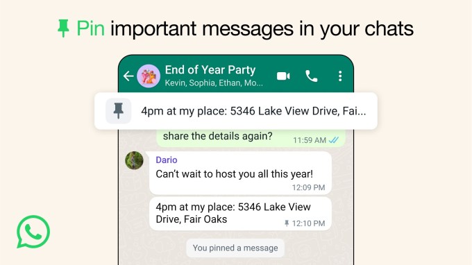 Mit WhatsApp können Sie jetzt Nachrichten an Einzel- und Gruppenchats anheften