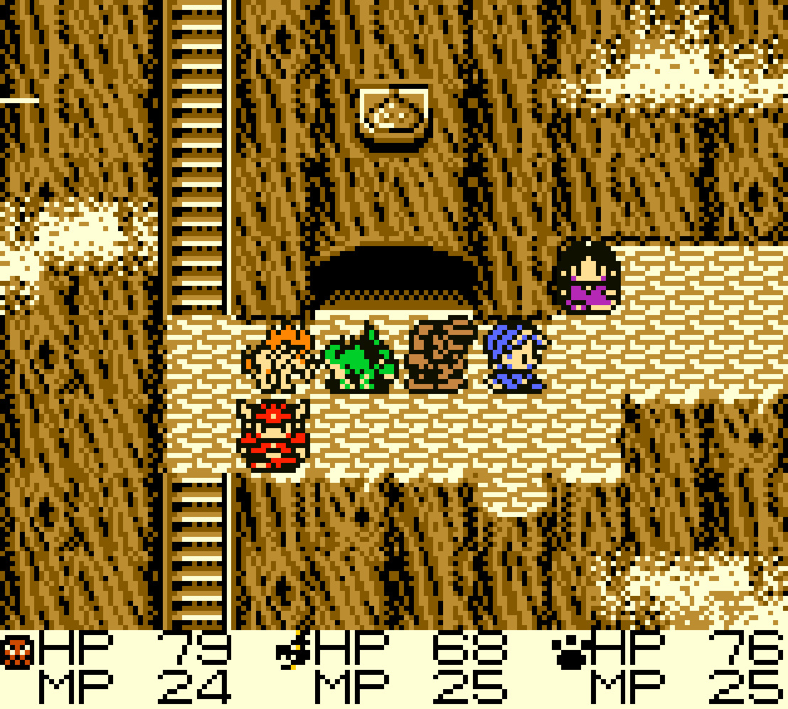 Menschen in einer Höhle in Dragon Quest Monsters.