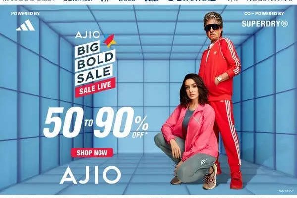 AJIO Big Bold Sale AJIO kuendigt „Big Bold Sale an