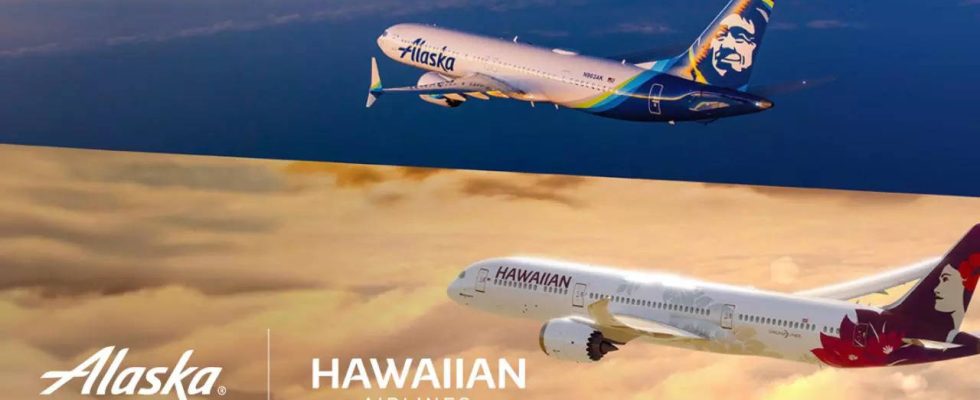 Alaska Airlines Alaska Airlines uebernimmt Hawaiian Airlines im Rahmen eines
