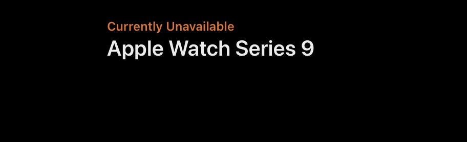 Apple hat den Online Verkauf der Watch Series 9 und Ultra