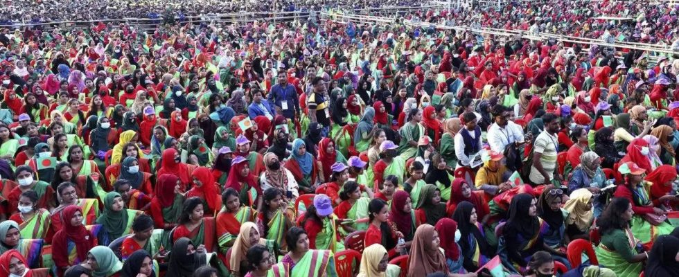 Bangladesch erhoeht die Sicherheit da die BNP eine Blockade durchfuehrt