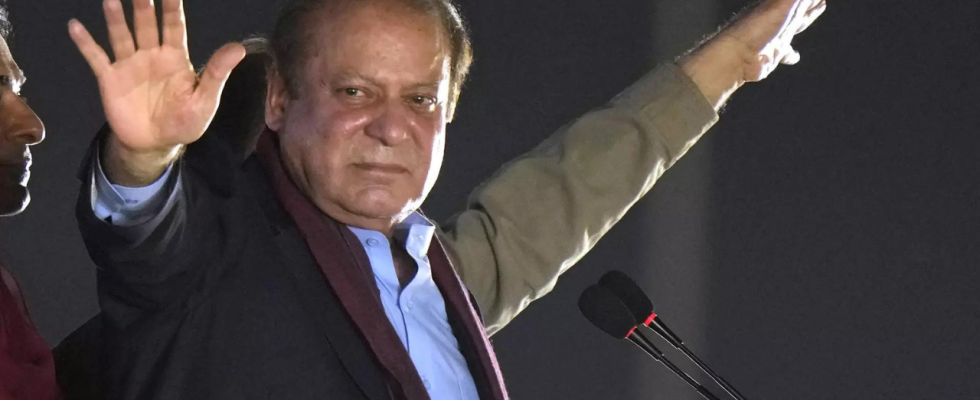 Der ehemalige pakistanische Premierminister Nawaz Sharif strebt nach Angaben seiner