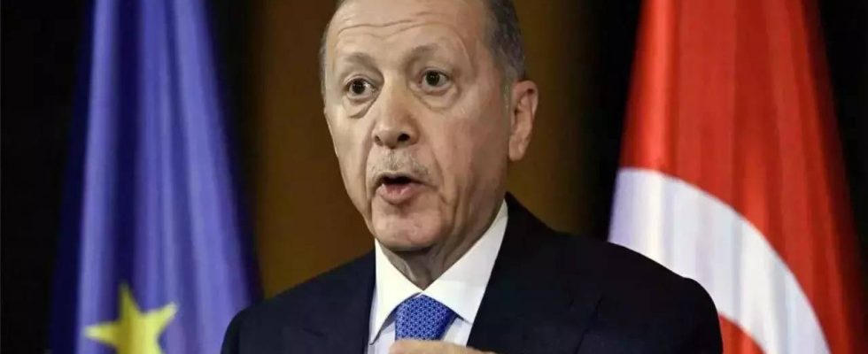 Der tuerkische Politiker Erdogan verurteilt den „Israel Schutzrat der Vereinten Nationen