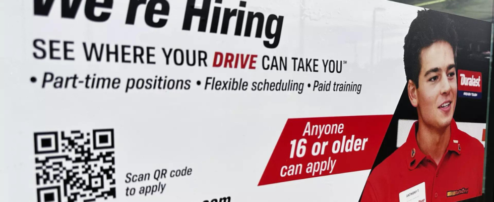 Die Antraege auf Arbeitslosenunterstuetzung in den USA gehen erneut zurueck