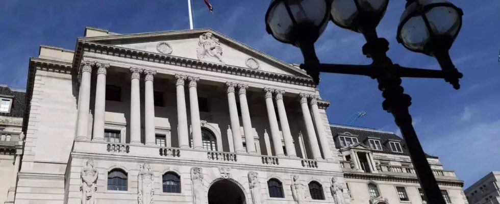 Die Bank of England warnt vor den Folgen von Zinserhoehungen