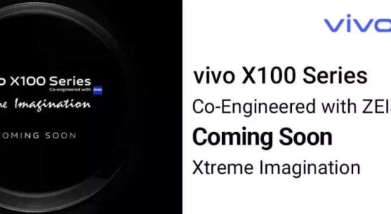 Die Vivo X100 Smartphone Serie wurde angeteasert und wird voraussichtlich bald in