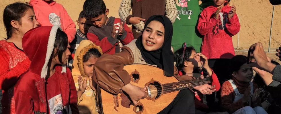 Gaza Kinder Musik gibt Gaza Kindern eine Atempause von den Schrecken des