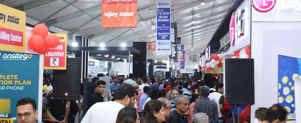 IICF Consumer Expo Vijay Sales kuendigt Angebote und Rabatte fuer
