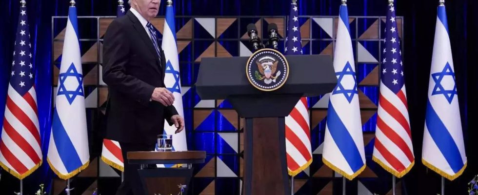 Joe Biden ist „untroestlich darueber dass der von der Hamas