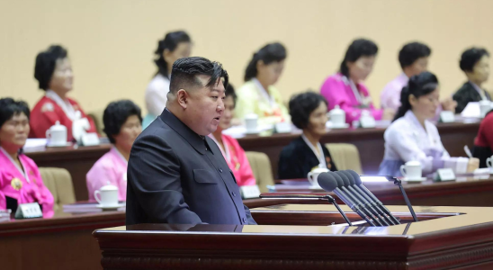 Kim Jong Un weint als er nordkoreanische Frauen dazu draengt