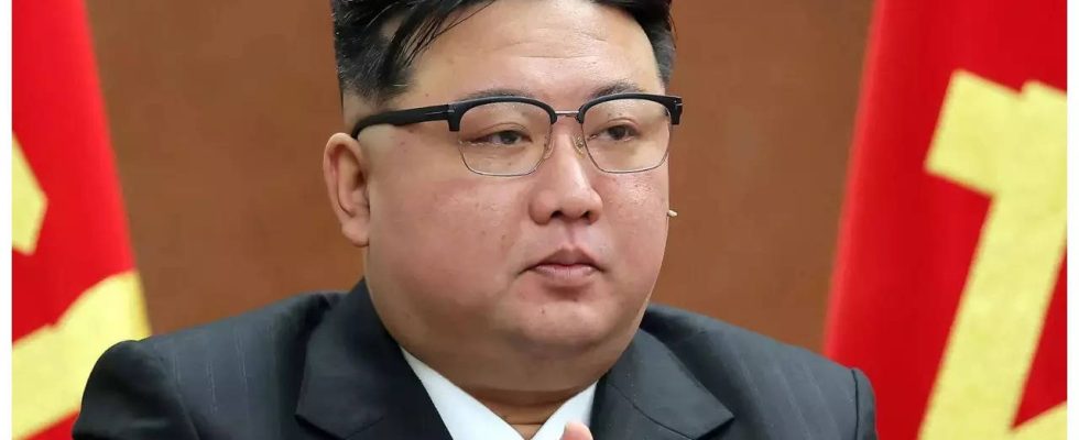 Kim aus Nordkorea ruehmt sich seiner Erfolge als er ein