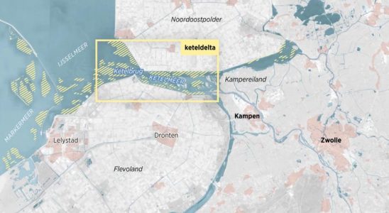Neue Natur im Keteldelta schuetzt Zwolle vor nassen Fuessen